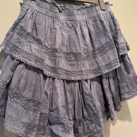 LoveShackFancy ruffled mini skirt - Picture 3 of 6